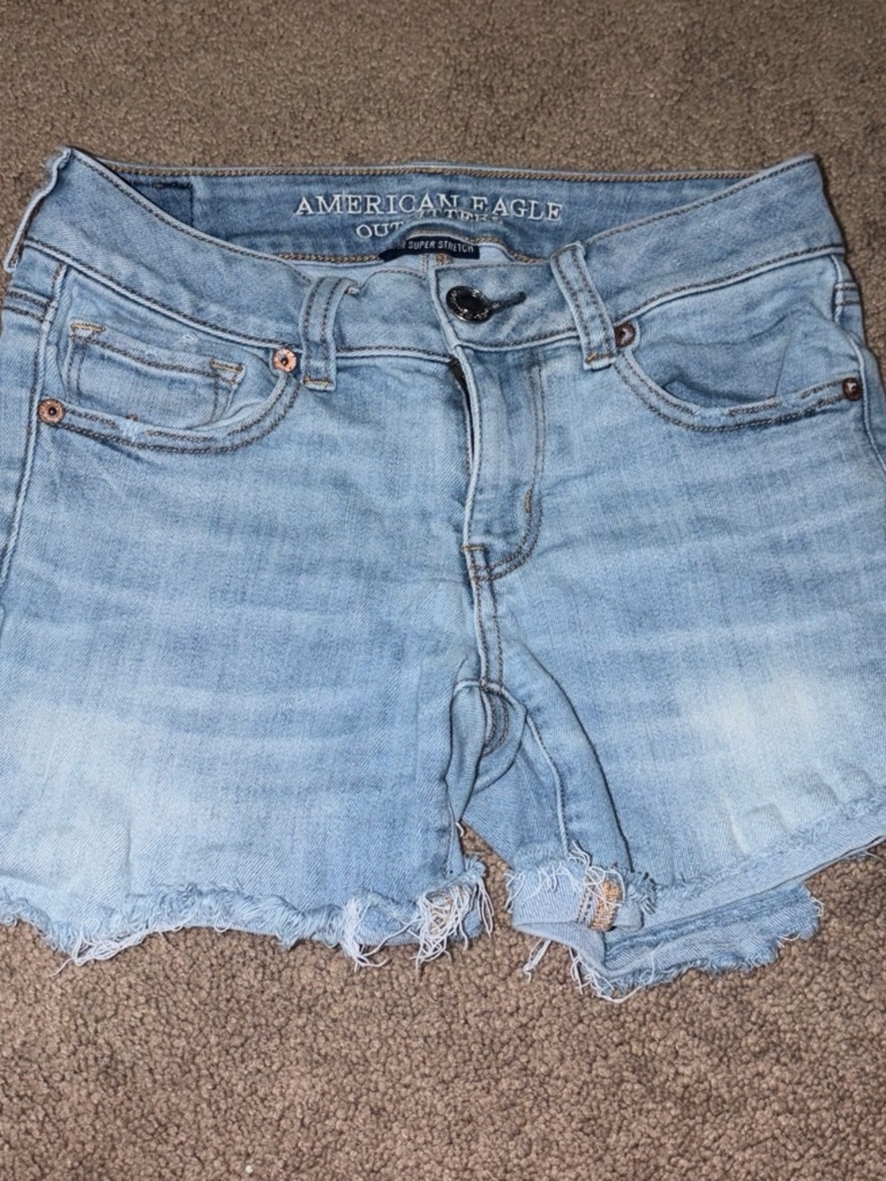 American Eagle Outfitters Light Wash Denim Shorts
